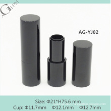 AG-YJ02 AGPM empty aluminium round magnetic lipstick container